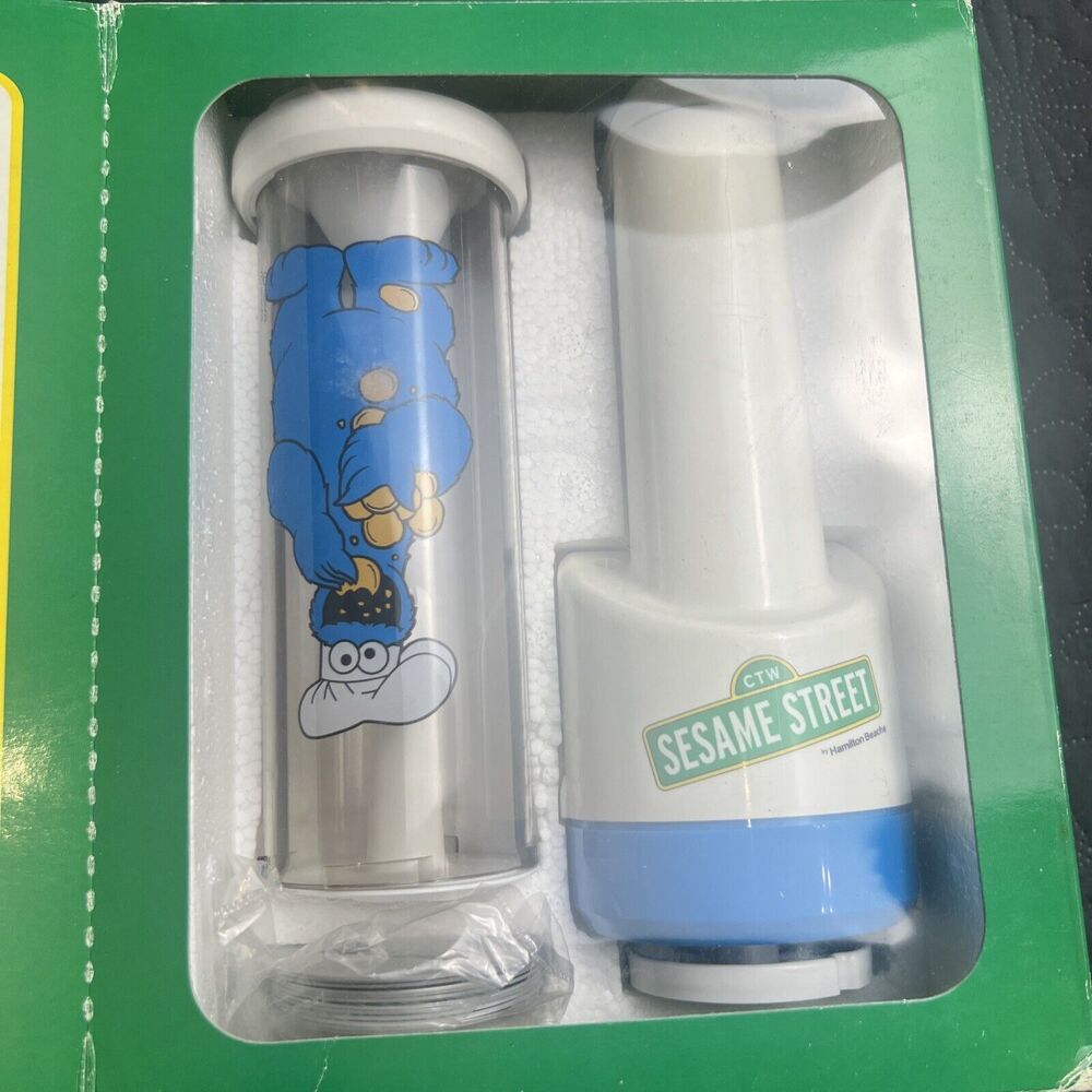NEW Vintage Sesame Street Cookie Monster Cookie Press Hamilton Beach NIB 1998 - Picture 8 of 9